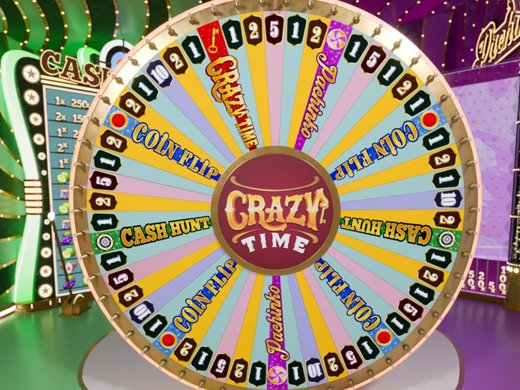Crazy Time wheel
