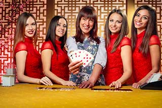 live baccarat croupiers