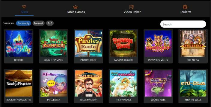 Casino Games in NetBetOne (Netwinbet)