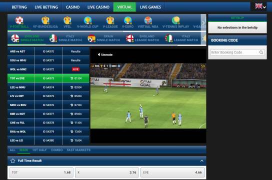Virtual Sports in NetBetOne