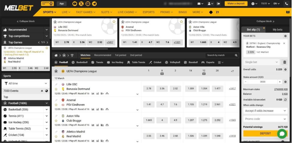 melbet-betting-interface